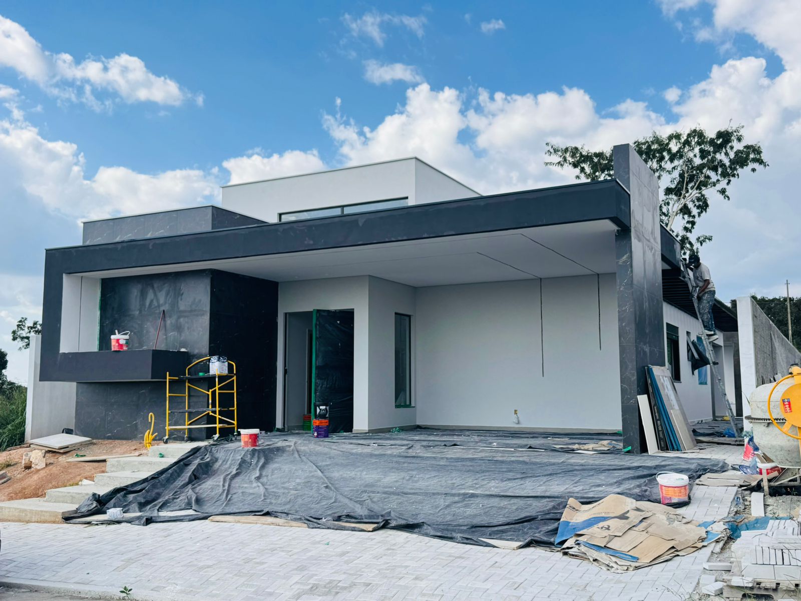 Residência de alto padrão em construção pela FACILITA